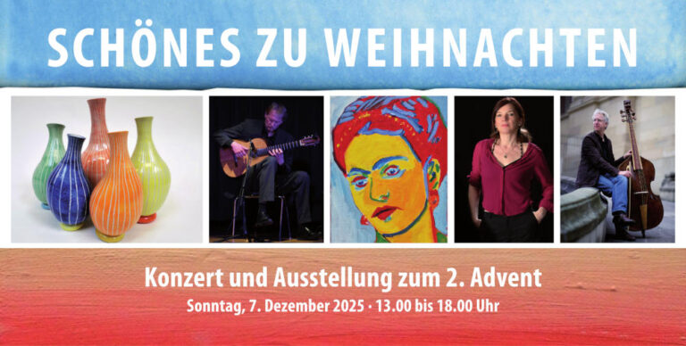 Einladung Adventskonzert von Guido Kratz Keramik