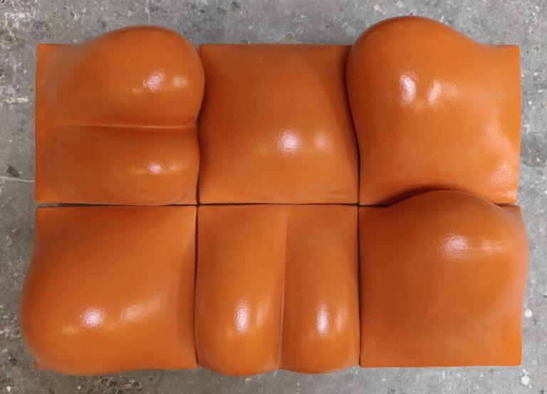 Guido Kratz Keramik Hannover: Skulptur in orange
