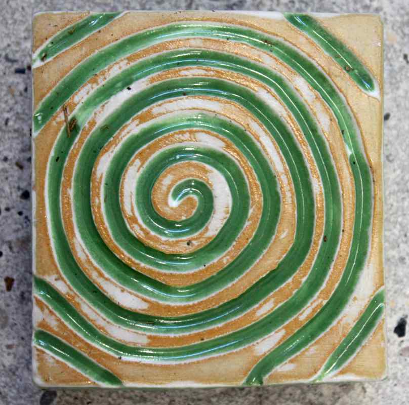 Keramik Pflasterstein rutschfest 10 x 10 grün von Guido Kratz aus Hannover