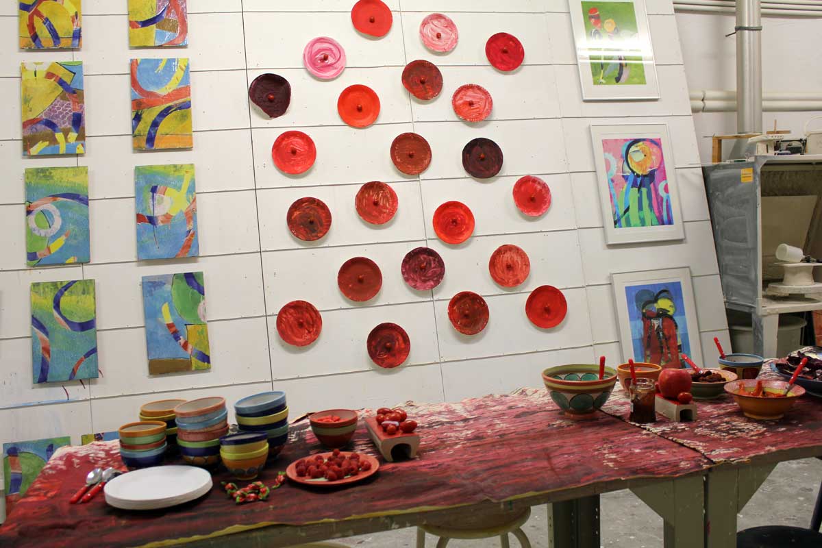 Rotes Essen - Ausstellung von Guido Kratz aus Hannover Bild 6